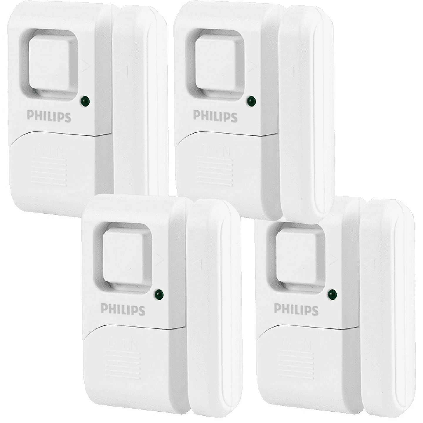 Philips Personal Security Window and Door Alarm, 4-Pack