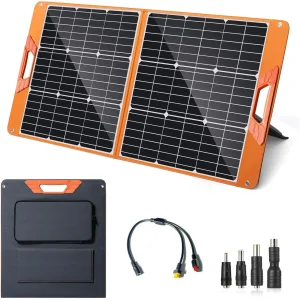 SOLUPUP 100 Watt Portable Solar Panel for Power Station
